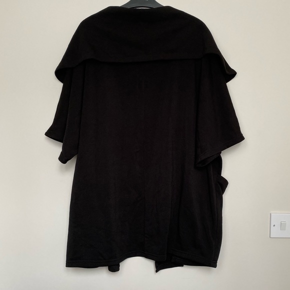 🔴 B3G1 🔴 NWT Vici Pocketed Fleece Cardigan in Black - Picture 3 of 4